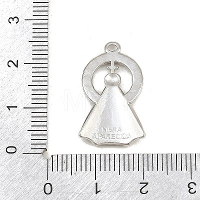 304 Stainless Steel Enamel Pendants SA-CBABA5E-13P-1
