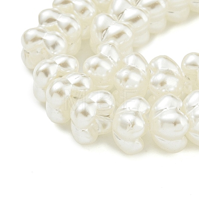 Transparent Spray Painted Glass Beads Strands GLAA-P066-01B-1