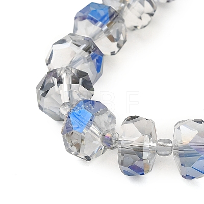 Transparent Electroplate Glass Beads Strands EGLA-P062-01A-HR01-1