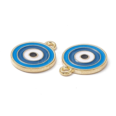 Alloy Enamel Pendants ENAM-C008-06KCG-1