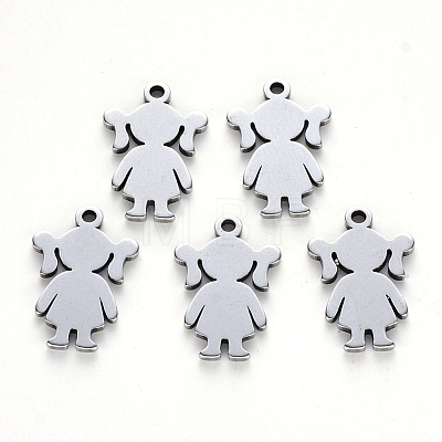 304 Stainless Steel Pendants STAS-N092-58-1