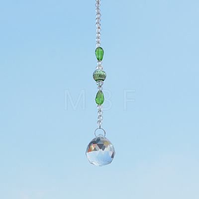 Crystal Glass Sun Catcher Pendant PW-WGA4FA9-04-1