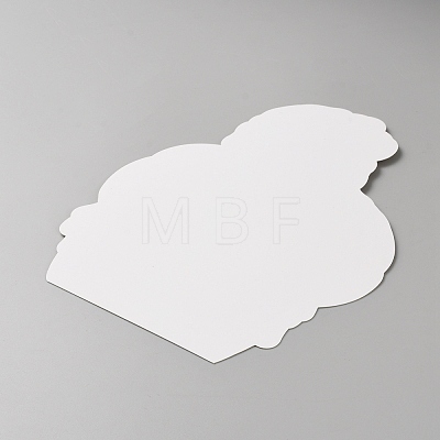 Paper Hair Tie Display Cards CDIS-WH0021-040A-1