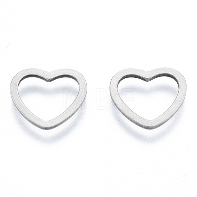 Non-Tarnish 201 Stainless Steel Linking Rings STAS-N090-T06-1-1