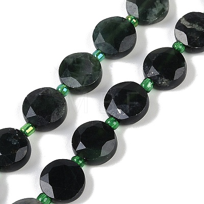 Natural Black Jade Beads Strands G-C116-A54-01-1