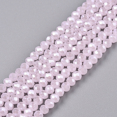 Electroplate Glass Beads Strands LS-EGLA-A044-J2mm-A02-1
