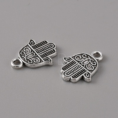 Tibetan Style Alloy Pendants PALLOY-WH0101-07AS-1