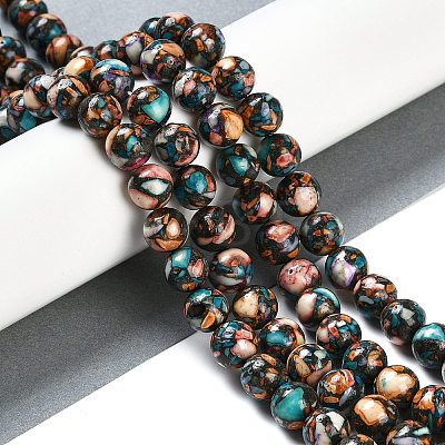 Natural Howlite Beads Strands G-Q017-C03-04-1