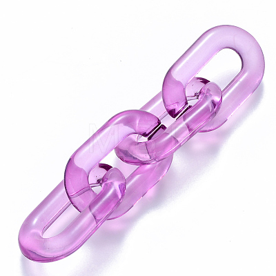 Transparent Acrylic Linking Rings OACR-S036-006A-J03-1