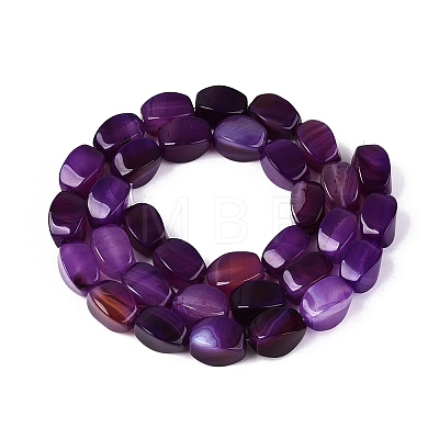 Natural Agate Beads Strands G-Q604-02A-08-1