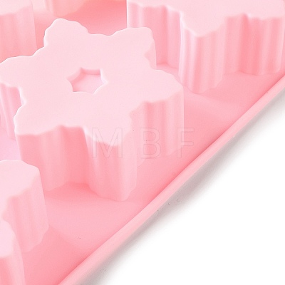 Snowflake Cake DIY Food Grade Silicone Mold DIY-K075-11-1