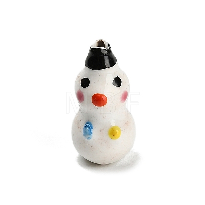 Christmas Handmade Porcelain Beads PORC-L081-01C-1