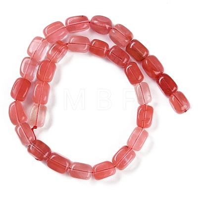 Cherry Quartz Glass Beads Strands G-M403-D02-01-1