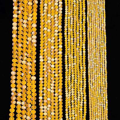 Transparent Glass Beads Strands EGLA-A044-T8mm-MB05-1