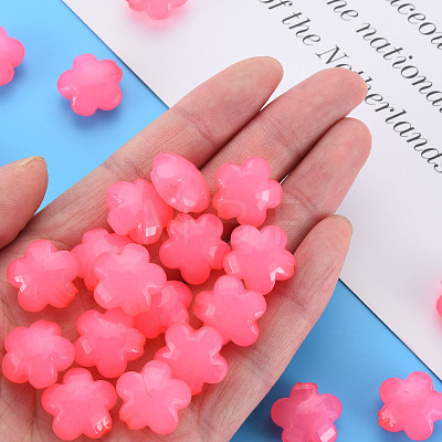 Imitation Jelly Acrylic Beads MACR-S373-87-E09-1