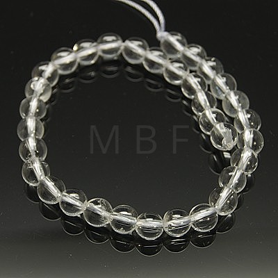 Natural Quartz Crystal Beads Strands X-G-C175-4mm-2-1