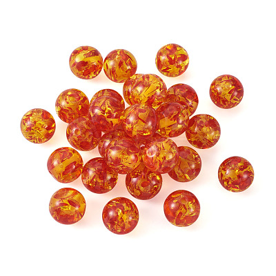 Resin Imitation Amber Beads CRES-TA0001-17-1