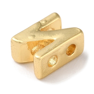 Rack Plating Brass Slide Charms KK-M254-15G-N-1