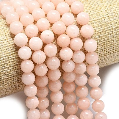 Natural Malaysia Jade Beads Strands G-L645-A01-8mm-14-1