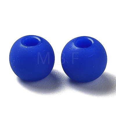 Frosted Opaque Acrylic Beads OACR-P019-01A-03-1