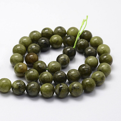 Natural Chinese Jade Beads Strands X-G-F363-10mm-1