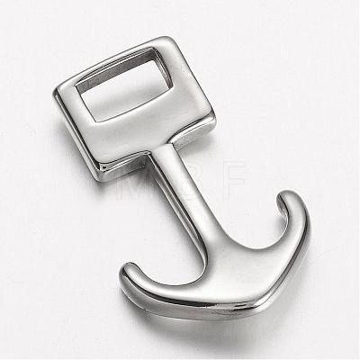 304 Stainless Steel Anchor Hook Clasps STAS-D166-14P-1