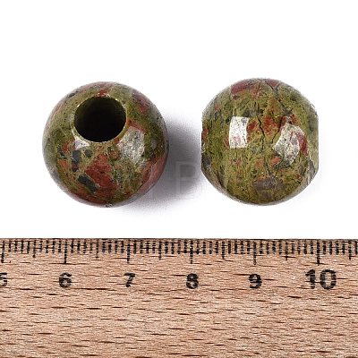 Natural Unakite Beads G-Q608-05E-1