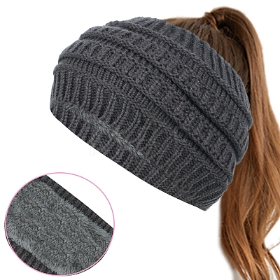 Acrylic Fiber Yarn Cold Weather Headbands PW-WG352DB-07-1