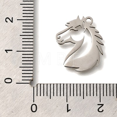 201 Stainless Steel Pendants X-STAS-R136-19P-1
