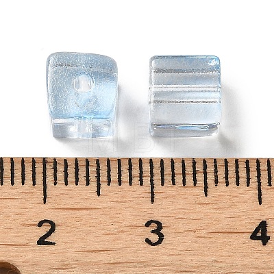 Two Tone Transparent Glass Beads GLAA-NH0001-03B-1
