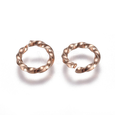 304 Stainless Steel Open Jump Rings STAS-E484-71D-RG-1