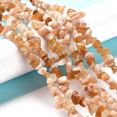 Natural Pink Aventurine Beads Strands X-G-E607-A13-1