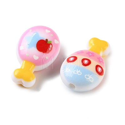 Printed Opaque Acrylic Beads AC-CBA5E93-02-1