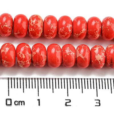 Synthetic Imperial Jasper Dyed Beads Strands G-D077-E01-01G-1