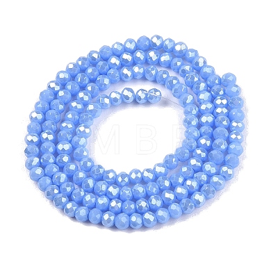 Electroplate Glass Beads Strands LS-EGLA-A044-P1mm-A17-1