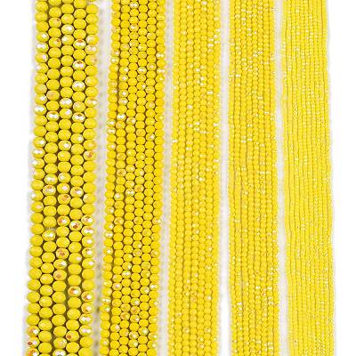 Electroplate Opaque Solid Color Glass Beads Strands LS-EGLA-A044-P8mm-L04-1