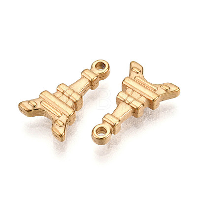 304 Stainless Steel Pendants STAS-N109-111G-1