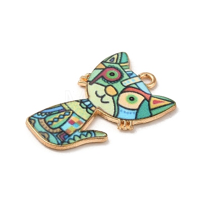 Alloy Enamel Pendants ENAM-S131-01B-1