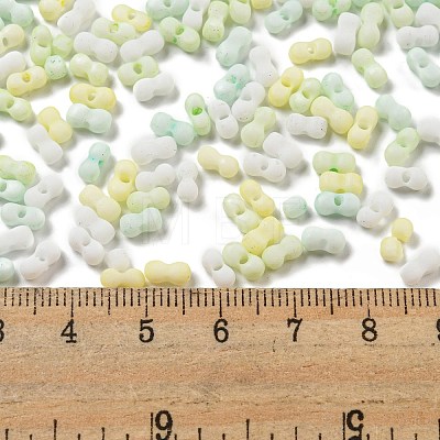 Macaron Color Opaque Frosted Glass Seed Beads SEED-K009-12B-04-1