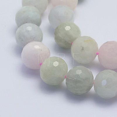 Natural Morganite Beads Strands G-L478-20-12mm-1