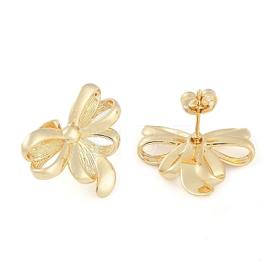 Brass Stud Earrings for Women EJEW-S225-12G-02-1