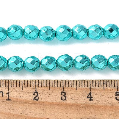 Electroplated Synthetic Non-magnetic Hematite Beads Strands G-B132-B01-01F-1