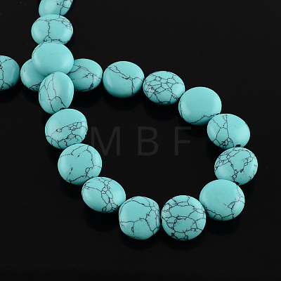 Synthetic Turquoise Bead Strands G-R189-22-1
