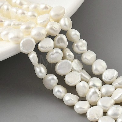Natural Cultured Freshwater Pearl Beads Strands PEAR-A006-04H-1