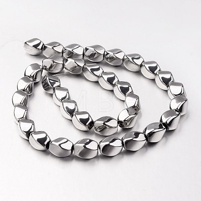 Electroplate Non-magnetic Synthetic Hematite Beads Strands G-F300-11B-01-1