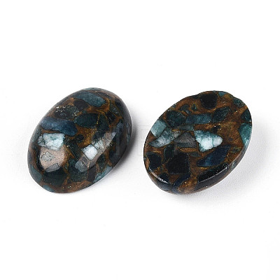 Dyed Synthetic Gemstone Cabochons G-T144-79B-1