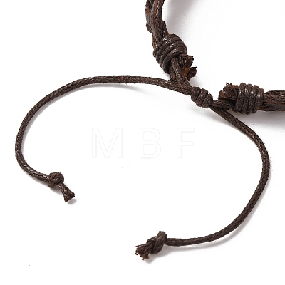 PU Leather Cord Bracelets for Men Women WGFF396-01-1