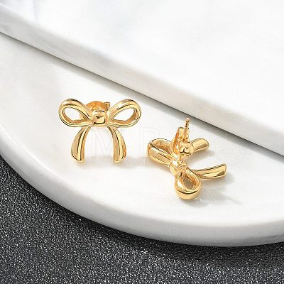 304 Stainless Steel Stud Earrings EJEW-C099-18GP-1