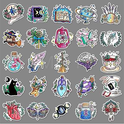 50Pcs PET Stickers PW-WGFF8CD-01-1