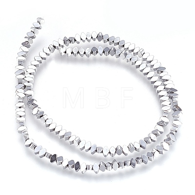 Electroplate Non-magnetic Synthetic Hematite Bead Strands G-I208-18-C-S-1